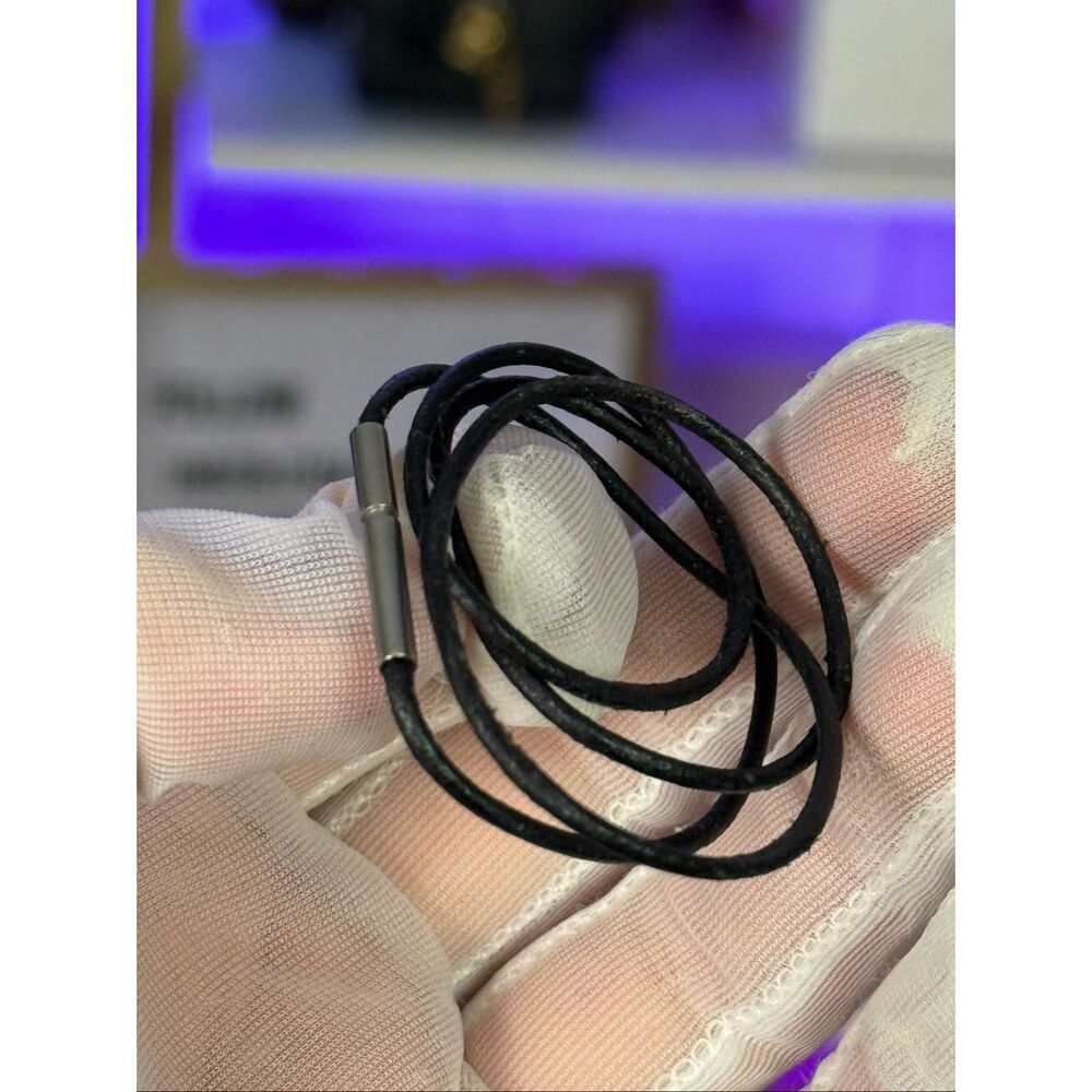 New In Box HERMES Symbole 2000 Symbol Plate Pendant Necklace Pair - Picture 10 of 12